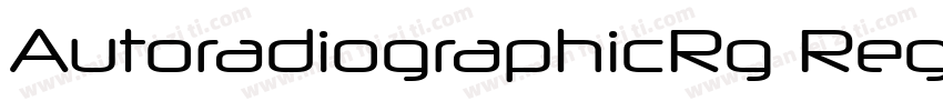 AutoradiographicRg Regular字体转换